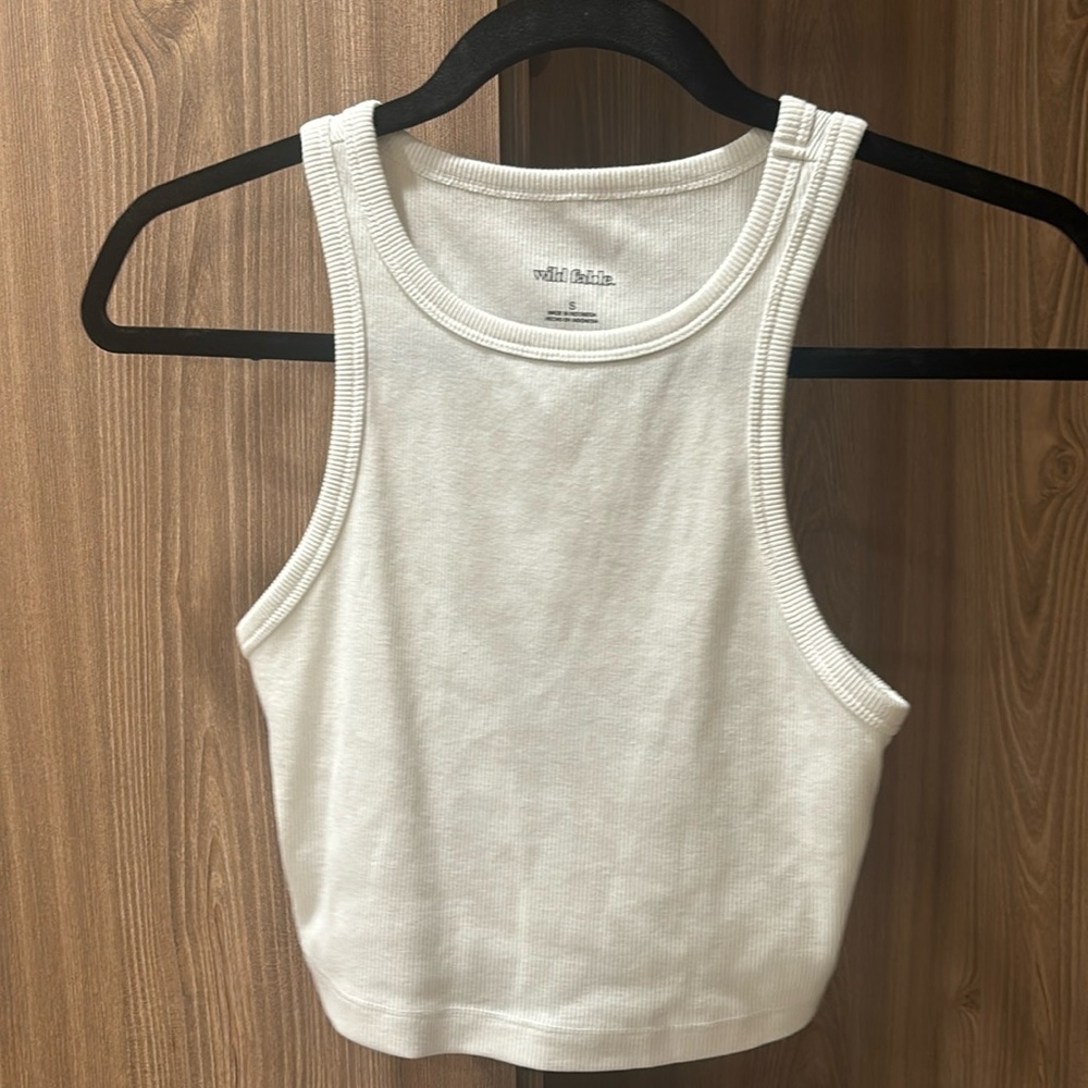 White crop top from Target